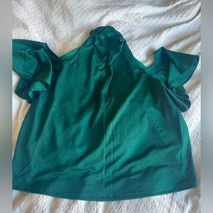 Eloquii Criss Cross Cutout Top